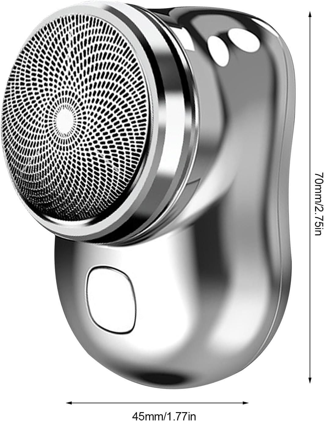 Mini Afeitadora Eléctrica Portátil para Hombre