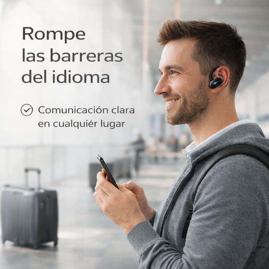 Auriculares inalámbricos Traductores de Alta Precisión