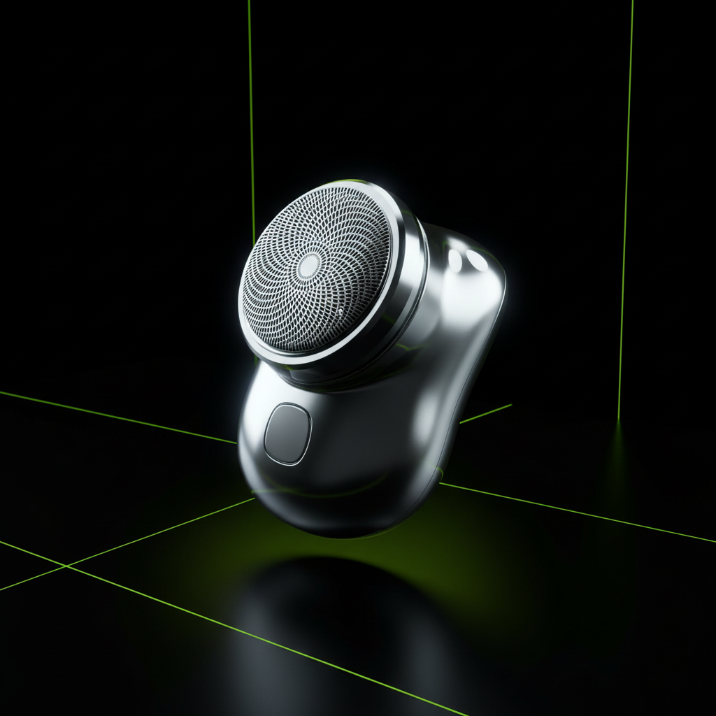 Afeitadora Mercatto con estilo fresco y oscuro